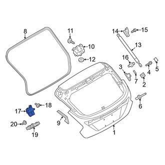 Ford OE - Rear Liftgate Latch