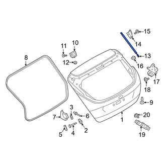 Ford OE - Liftgate Lift Support