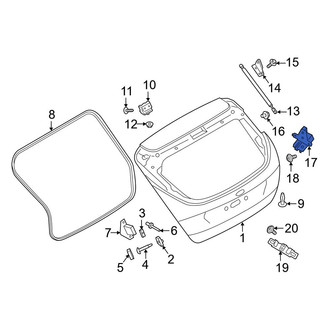 Ford OE - Rear Liftgate Latch