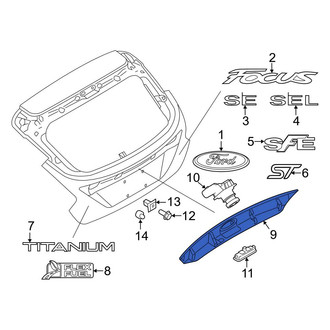 Ford OE - Rear Liftgate Finish Panel
