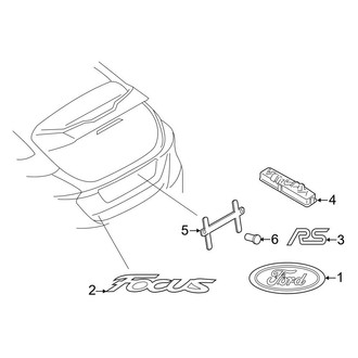 Ford OE - Lift Gate - Exterior Trim (RS)