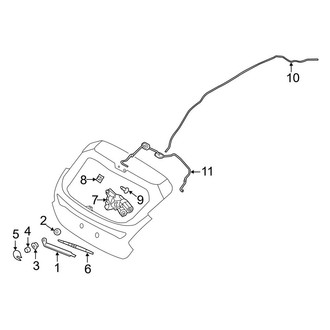 Ford OE - Lift Gate - Wiper & Washer Components (RS)