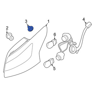 Ford OE - Tail Light Grommet