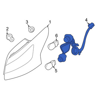 Ford OE - Rear Tail Light Wiring Harness