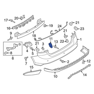 Ford OE - Rear Valance Panel Bracket