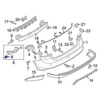 Ford OE - Bumper Cover Nut