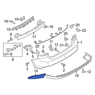 Ford OE - Rear Right Reflector Panel