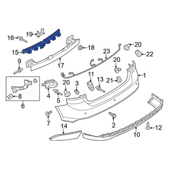 Ford OE - Rear Bumper Impact Absorber