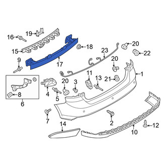 Ford OE - Rear Bumper Impact Bar