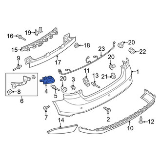 Ford OE - Left Inner Bumper Cover Bracket