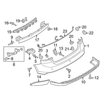 Ford OE - Rear Bumper - Bumper & Components (SE / Titanium Hatchback)