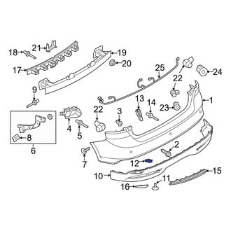 Ford OE - Bumper Cover Nut