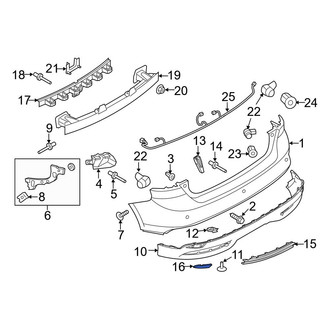 Ford OE - Rear Right Reflector Panel