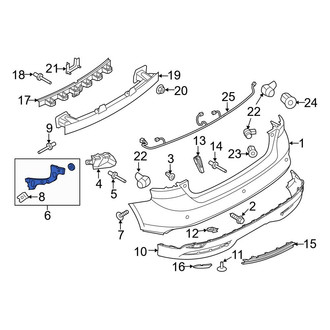 Ford OE - Right Outer Bumper Cover Bracket