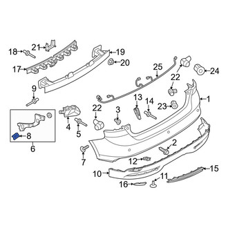 Ford OE - Bumper Cover Nut