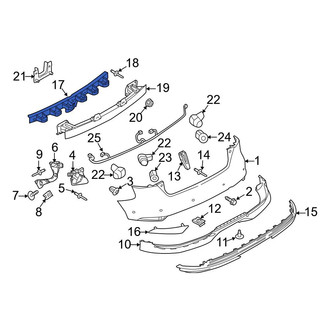 Ford OE - Rear Bumper Impact Absorber