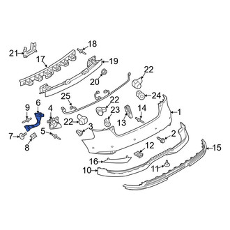 Ford OE - Rear Right Outer Bumper Cover Bracket