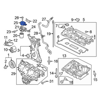 Ford OE - Engine Oil Cooler