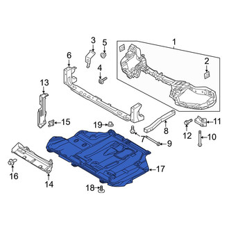 Ford OE - Front Powertrain Skid Plate