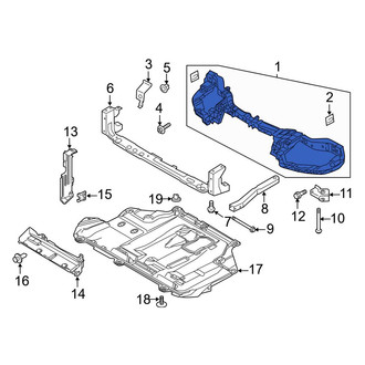 Ford OE - Front Radiator Support Panel