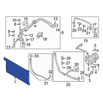 Ford OE - A/C Condenser