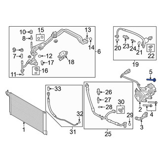 Ford OE - A/C Compressor Bolt