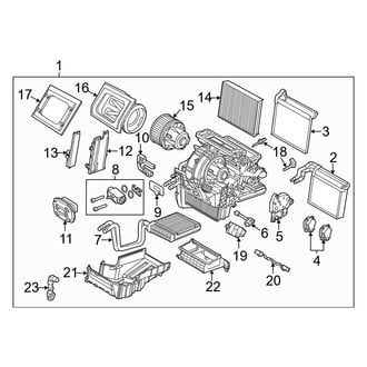 Ford OE - Air Conditioner & Heater - Evaporator & Heater Components