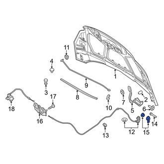 Ford OE - Front Hood Release Handle