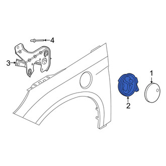 Ford OE - Front Left Drive Motor Battery Pack Charging Port Assembly