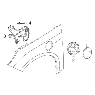 Ford OE - Front Left Drive Motor Battery Pack Charging Port Pocket Rivet