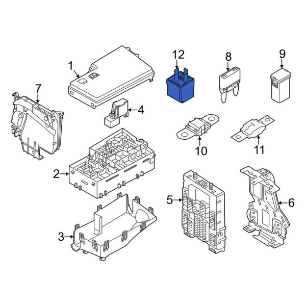 Ford OE CM5Z14N089A Accessory Power Relay