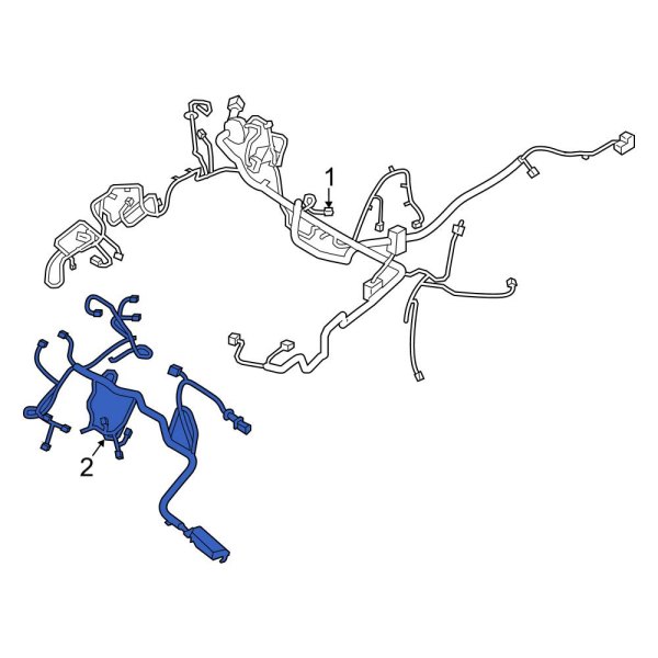 Ford OE CV6Z12A581A Hybrid Electric Motor Wiring Harness