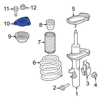 Ford OE - Front Suspension Strut Mount