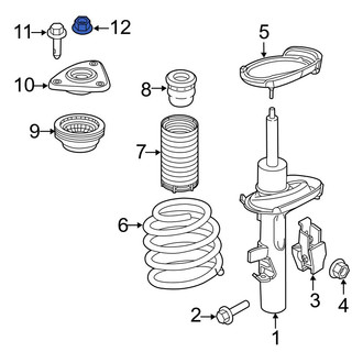 Ford OE - Suspension Strut Nut