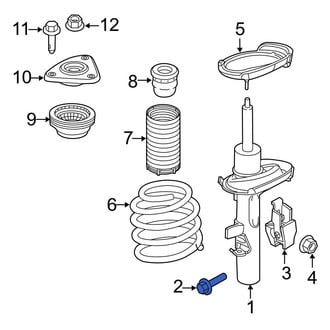 Ford OE - Suspension Strut Bolt