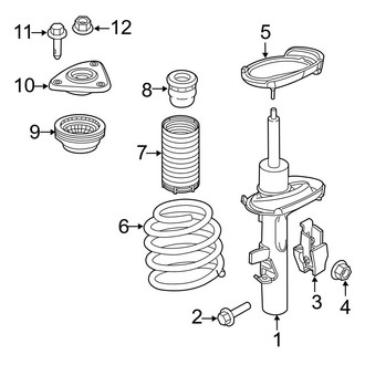 Ford OE - Front Suspension - Struts & Components