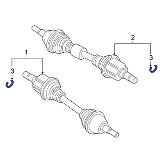Ford OE - CV Axle Shaft C-Clip