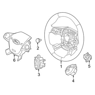 Ford OE - Steering Wheel & Trim (BATTERY EV (EV/BEV))