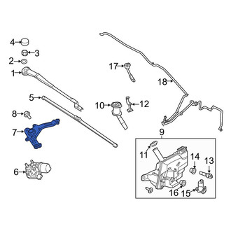 Ford OE - Right Wiper Motor Bracket