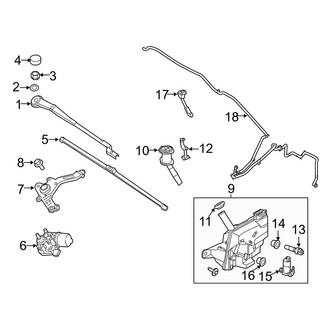 Ford OE - Windshield - Wiper & Washer Components
