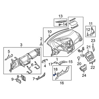 Ford OE - Door Interior Trim Panel Screw