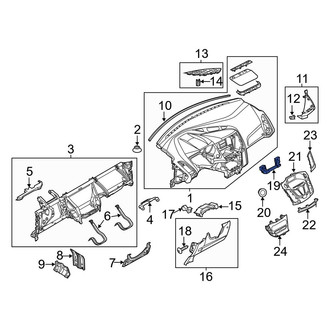 Ford OE - Instrument Panel Bezel