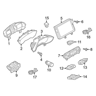 Ford OE - Instrument Panel - Cluster & Switches (BATTERY EV (EV/BEV))