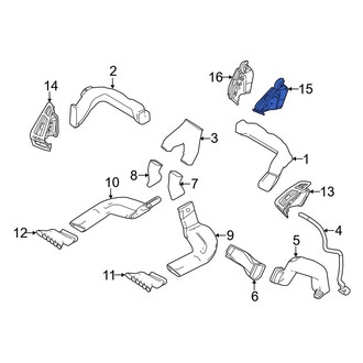 Ford OE - Right Inner Dashboard Air Vent