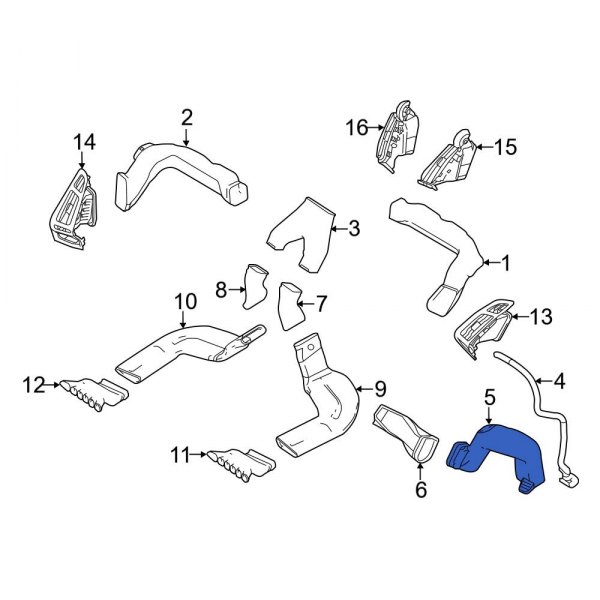 Instrument Panel Air Duct