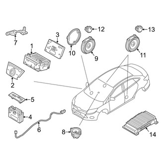 Ford OE - Instrument Panel - Sound System (BATTERY EV (EV/BEV))