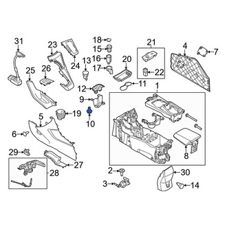 Ford OE - Console Coin Holder Screw
