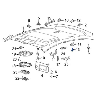 Ford OE - Sun Visor Screw