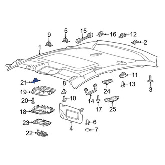 Ford OE - Interior Grab Bar Clip
