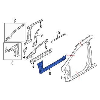 Ford OE - Right Rocker Panel